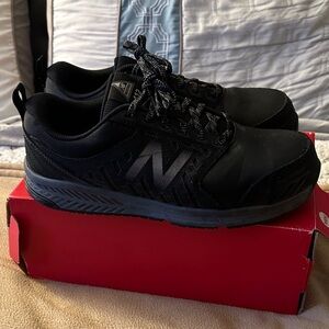 New Balance Men's Black Steel Toe work shoes